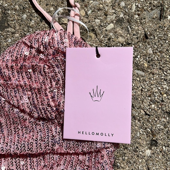 Pink sequin dress - Picture 3 of 5